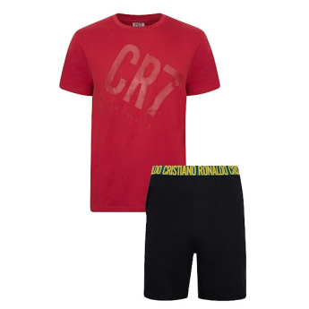 Cristiano Ronaldo férfi pizsama CR7 Short red