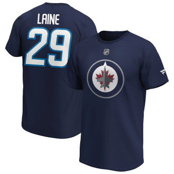 Winnipeg Jets férfi póló Patrik Laine #29 Iconic Name & Number Graphic