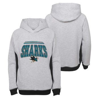 San Jose Sharks gyerek kapucnis pulóver power play raglan pullover
