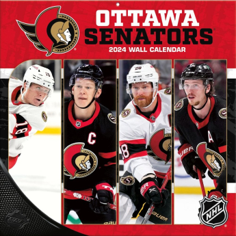 Ottawa Senators naptár 2024 Wall Calendar