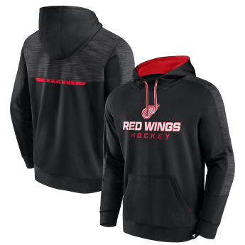 Detroit Red Wings férfi kapucnis pulóver Poly Fleece POH black