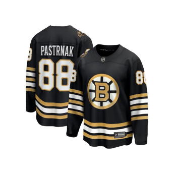 Boston Bruins gyerek jégkorong mez David Pastrnak #88 black 100th Anniversary Premier Breakaway Jersey