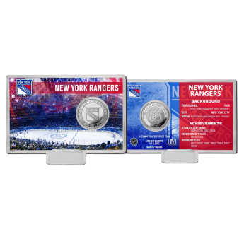New York Rangers gyűjtői érmék History Silver Coin Card Limited Edition od 5000