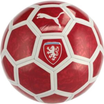 Labdarúgó válogatott futball labda Czech Republic For All Time red