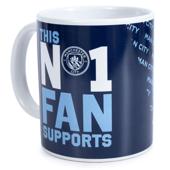 Manchester City bögre No. 1 Fan Mug