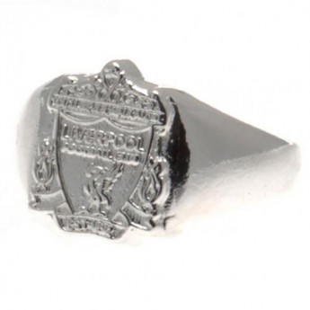 FC Liverpool gyűrű Silver Plated Crest Large