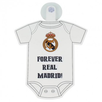 Real Madrid mini autós body Baby On Board Sign