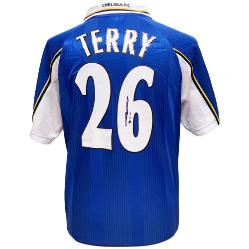 Legendák futball mez Chelsea FC Terry 1998 Signed Shirt