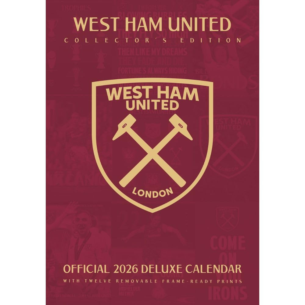 West Ham United naptár Deluxe 2026