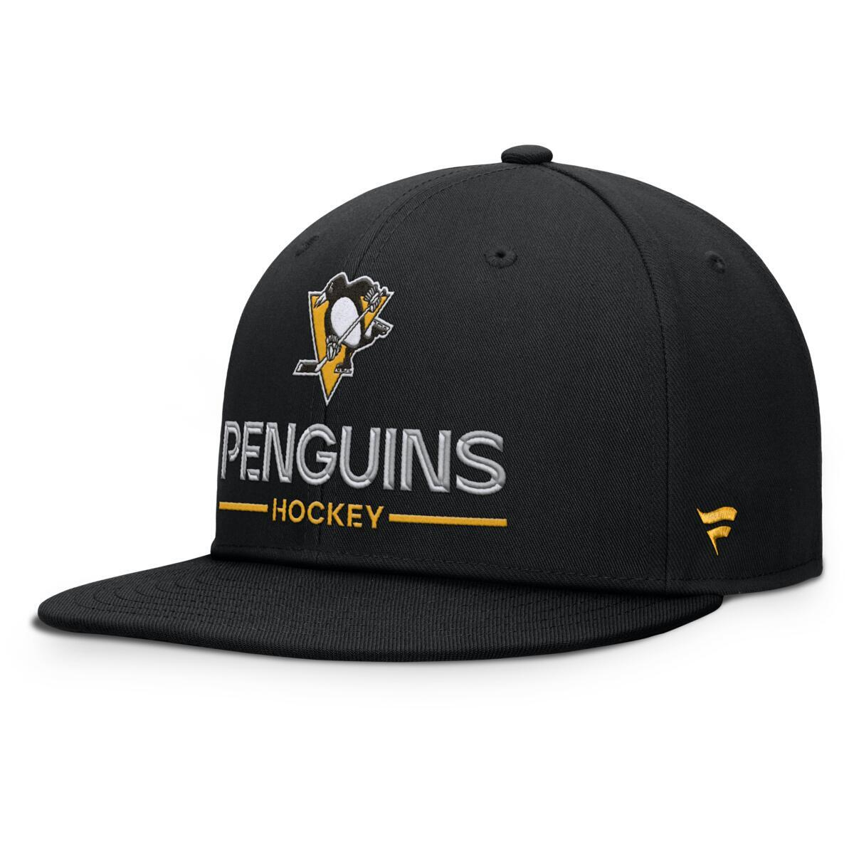 Pittsburgh Penguins baseball flat sapka Authentic Pro A/Cap Flat Brim Square Visor Structured Adjustable