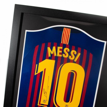 Legendák bekeretezett mez FC Barcelona Signed Shirt Silhouette