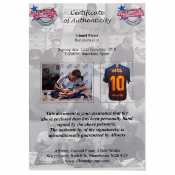 Legendák bekeretezett mez FC Barcelona Signed Shirt Silhouette