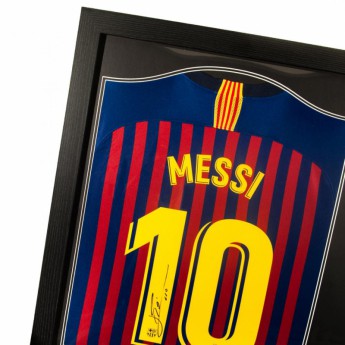 Legendák bekeretezett mez FC Barcelona Messi Signed Shirt (Framed)