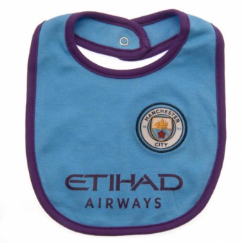 Manchester City gyerek nyálazó előke 2 Pack Bibs PL