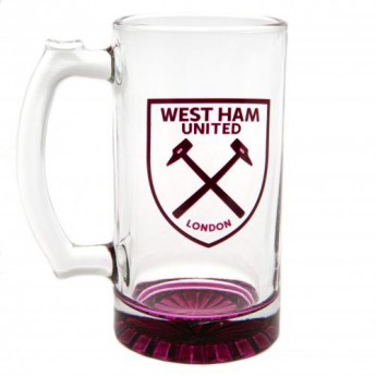 West Ham United poharak Stein Glass Tankard