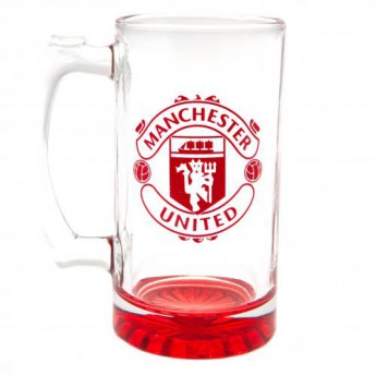 Manchester United poharak Stein Glass Tankard red