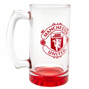 Manchester United poharak Stein Glass Tankard red