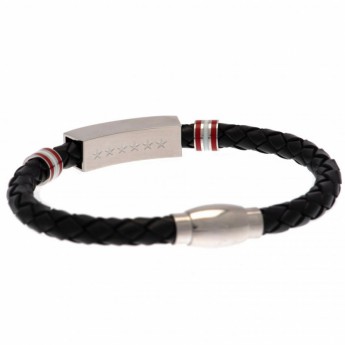 FC Liverpool bőr karkötő Champions Of Europe Leather Bracelet