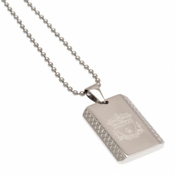 FC Liverpool nyaklánc dögcédulával Dog Tag & Chain PT