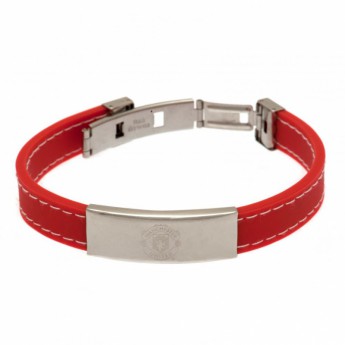 Manchester United szilikon karkötő Stitched Silicone Bracelet RD