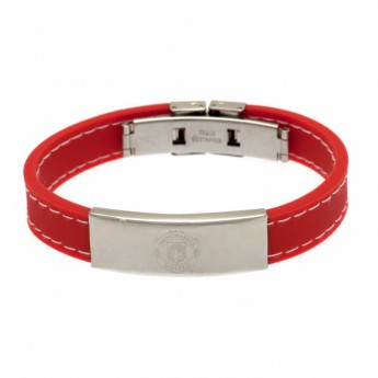 Manchester United szilikon karkötő Stitched Silicone Bracelet RD