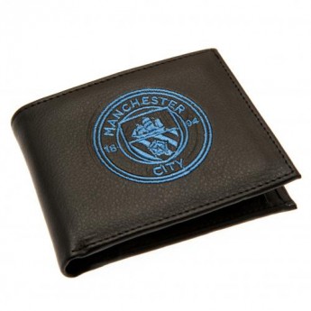 Manchester City technikai bőr pénztárca Embroidered