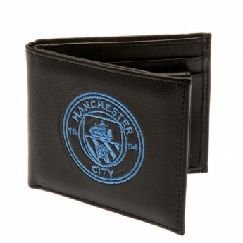 Manchester City technikai bőr pénztárca Embroidered