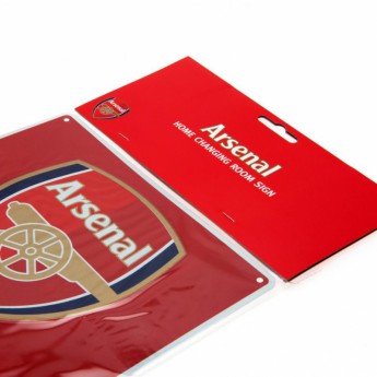 FC Arsenal fali tábla red home changing room