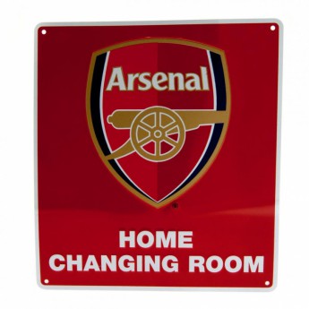 FC Arsenal fali tábla red home changing room