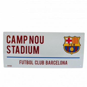 FC Barcelona fali tábla Street Sign
