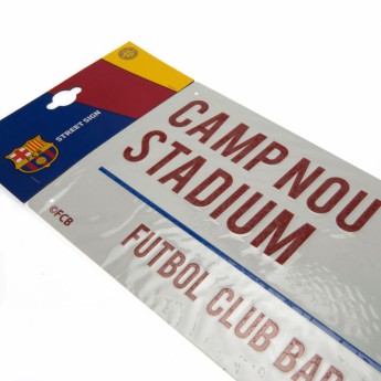 FC Barcelona fali tábla Street Sign