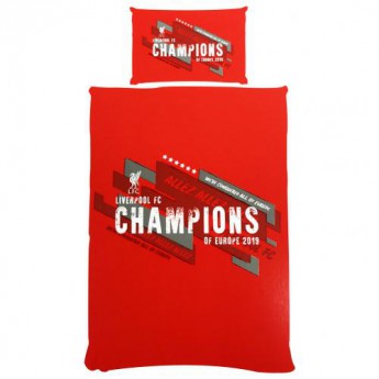 FC Liverpool 1 drb ágynemű Champions of Europe Single Duvet Set