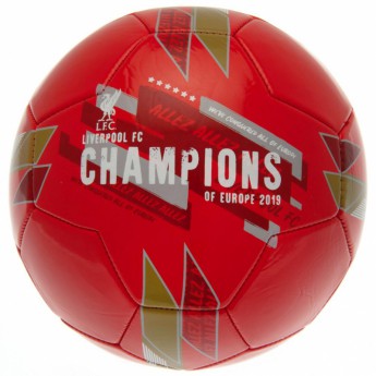 FC Liverpool futball labda Champions Of Europe Football - size 5