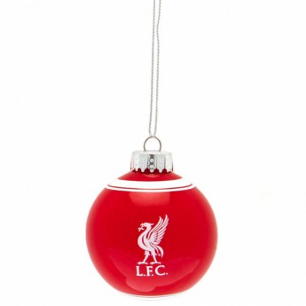 FC Liverpool Karácsonyi díszek Glass Bauble