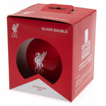 FC Liverpool Karácsonyi díszek Glass Bauble