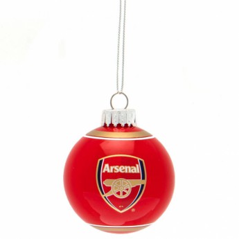 FC Arsenal Karácsonyi díszek Glass Bauble