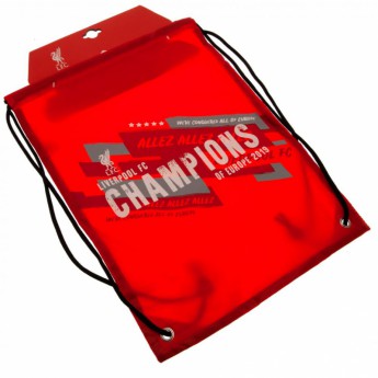 FC Liverpool tornaszatyor Champions of Europe Gym Bag