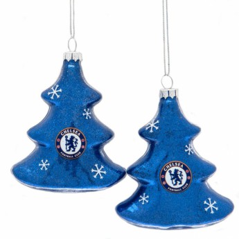 FC Chelsea Karácsonyi díszek 2pk Tree Baubles