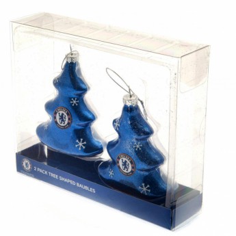 FC Chelsea Karácsonyi díszek 2pk Tree Baubles