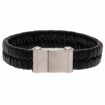 Fulham bőr karkötő Plait Leather Bracelet