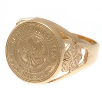 FC Celtic gyűrű 9ct Gold Crest Ring Large