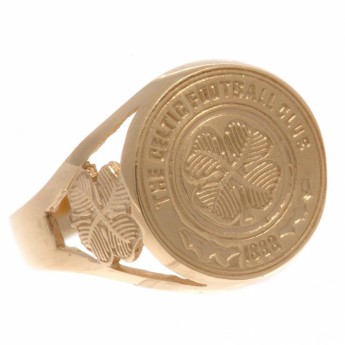 FC Celtic gyűrű 9ct Gold Crest Ring Large