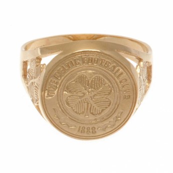 FC Celtic gyűrű 9ct Gold Crest Ring Large