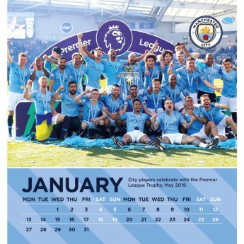 Manchester City asztali naptár 2020