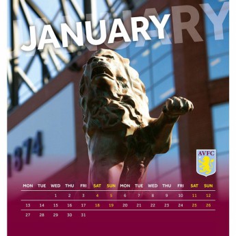 Aston Villa asztali naptár 2020