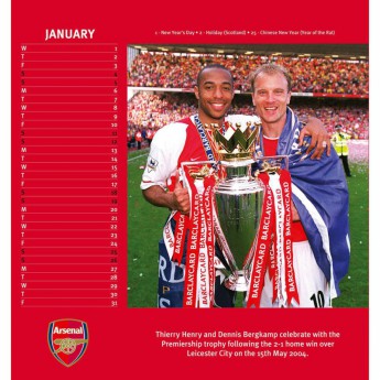 FC Arsenal asztali naptár 2020