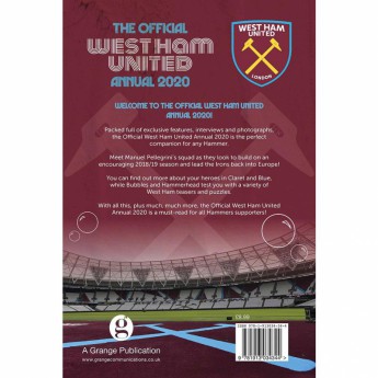 West Ham United könyv évkönyv Annual 2020