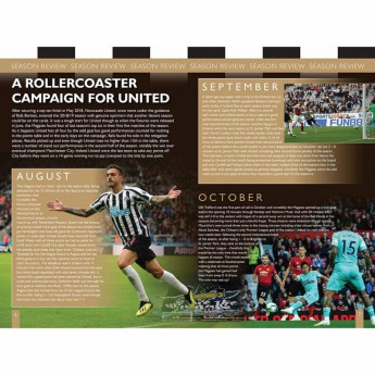 Newcastle United könyv évkönyv Annual 2020