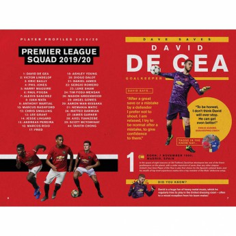 Manchester United könyv évkönyv Annual 2020