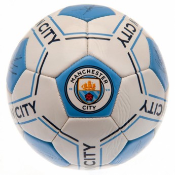 Manchester City foci szett water bottle - hand pump - size 5 ball